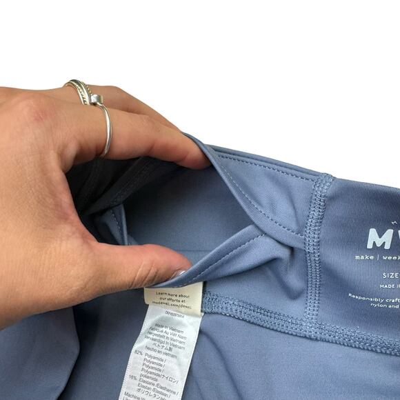 Madewell MWL Form High Rise Blue Ankle Length Athleisure Workout Leggings 23" - Picture 5 of 7